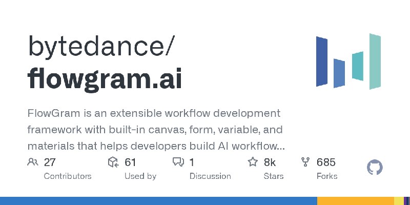 GitHub - bytedance/flowgram.ai: FlowGram is an extensible workflow development framework with built-in canvas, form, variable,…