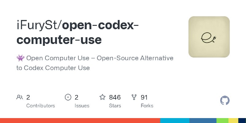 GitHub - iFurySt/open-codex-computer-use: 👾 Open Computer Use – Open-Source Alternative to Codex Computer Use