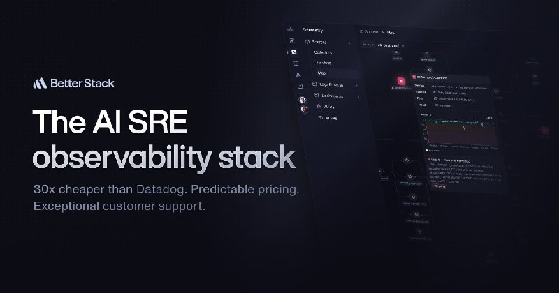 Better Stack - 30x cheaper than Datadog, Exceptional support
