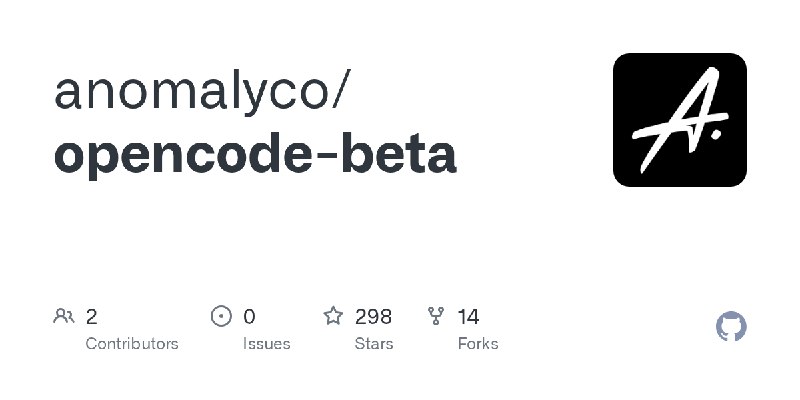 GitHub - anomalyco/opencode-beta