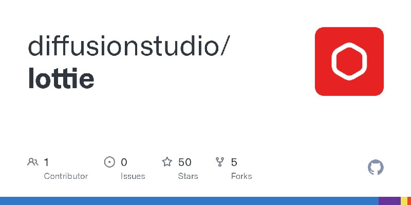 GitHub - diffusionstudio/lottie