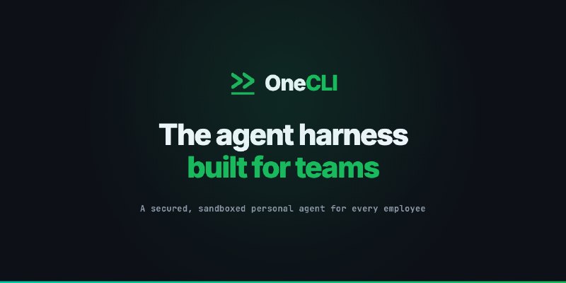 GitHub - onecli/onecli: Open-source sandboxed agent harness for teams. Giving every employee a secured personal agent.