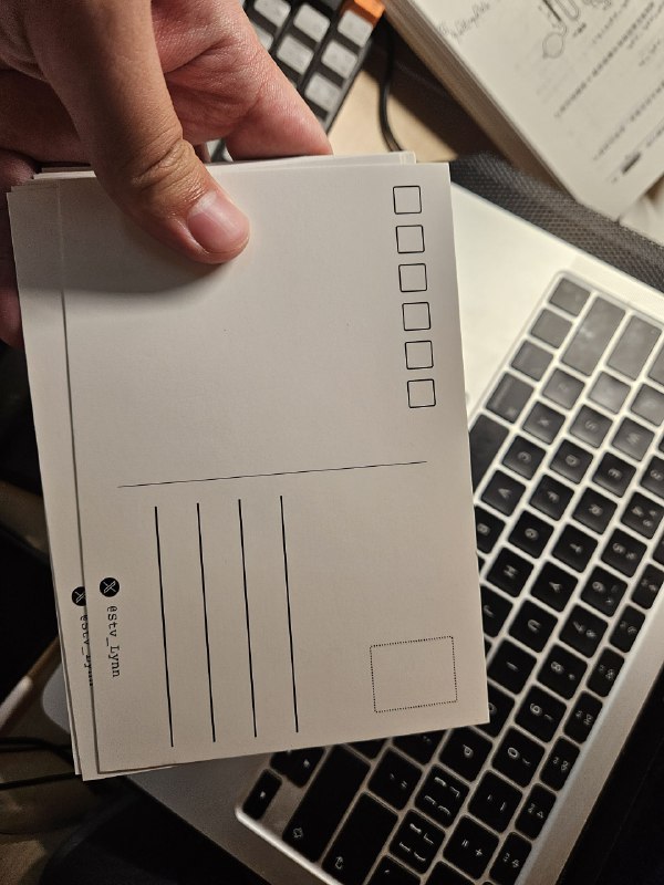 推上准备送的明信片推上准备送的明信片