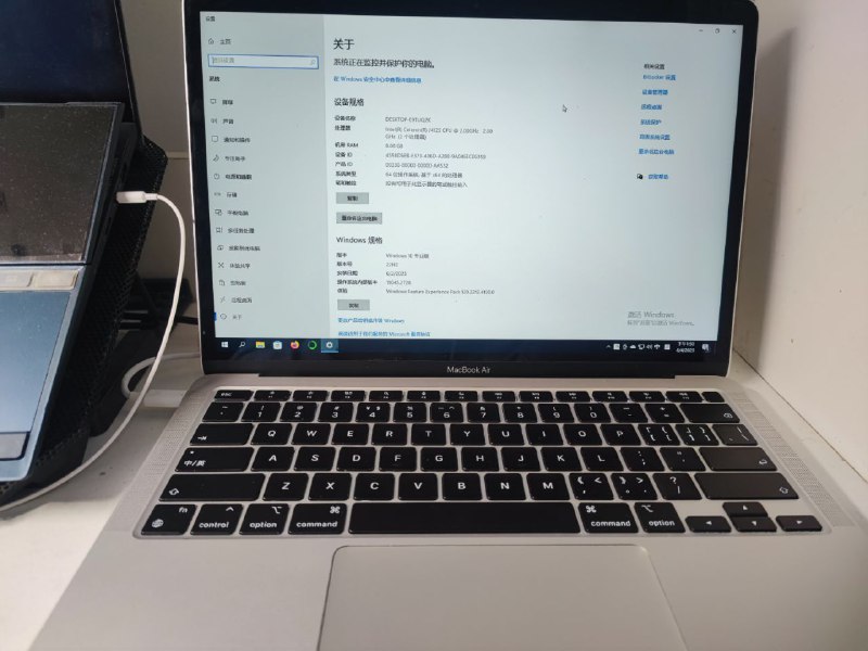 Macbook Air M1确实不错，只是跑了windows（误）
