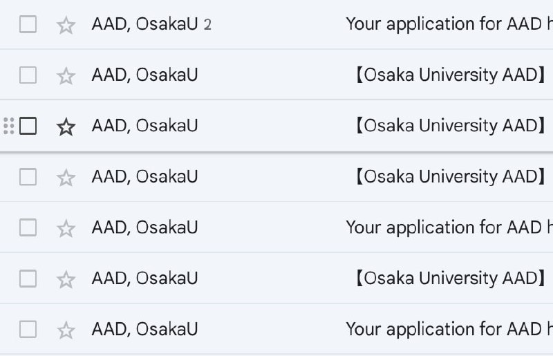 OU申请和拒信🤡