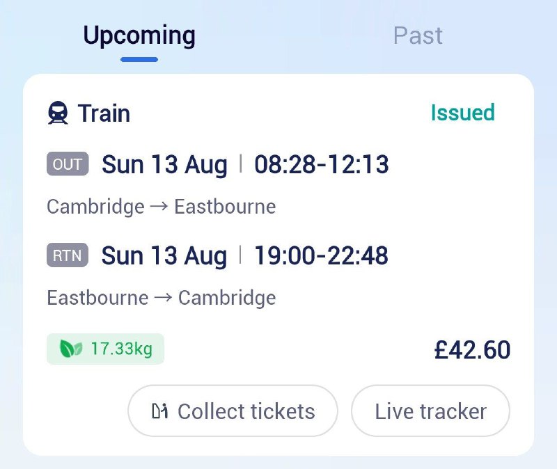 临时起意，决定明天改去Dover