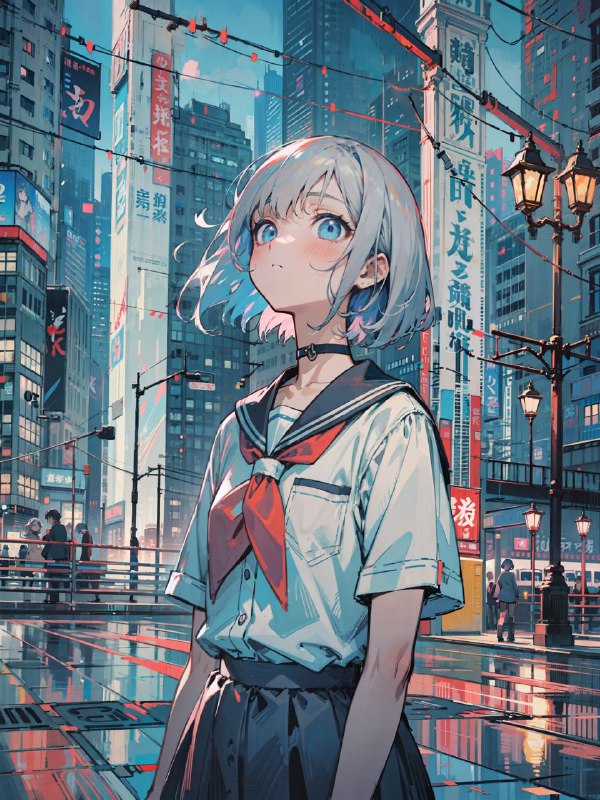 还有一张但是脖子画长了，也不好改，所以没发