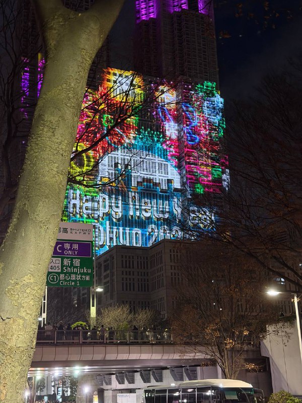 来自东九区，祝所有人新年快乐！来自东九区，祝所有人新年快乐！