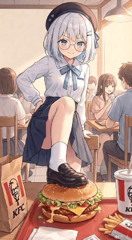 请所有人吃汉堡🍔