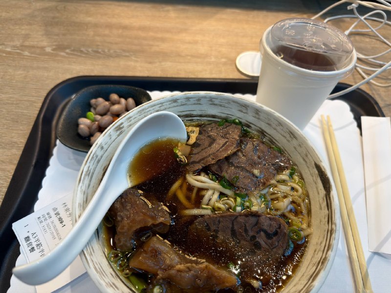 又来台北吃牛肉面了