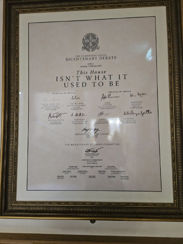 Cambridge Union的一些照片Cambridge Union的一些照片