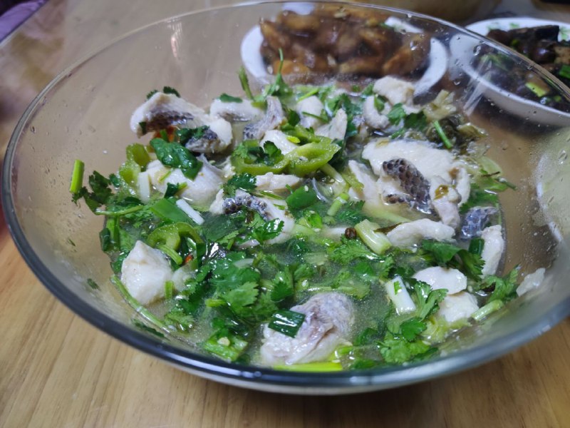 翡翠白玉&酸菜鱼#吃翡翠白玉&酸菜鱼#吃